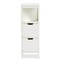 Baxton Studio Reuben White Finished 2-Drawer Wood Storage Cabinet 163-10299 - alternate 5